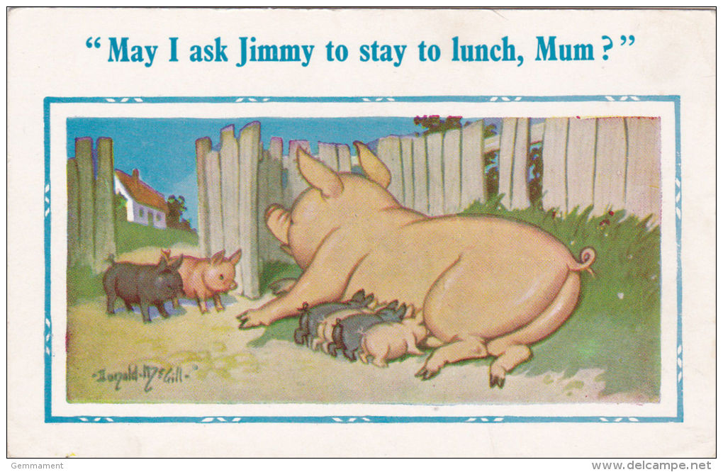 DONALD MCGILL -MAY I ASK JIMMY TO STAY TO LUNCH - Comics