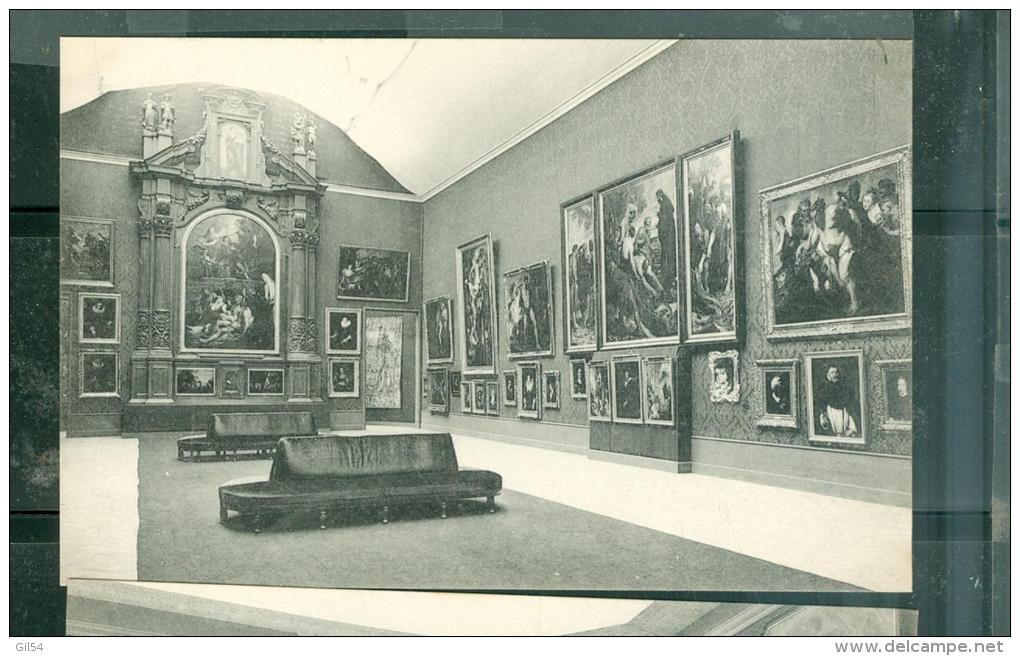 Exposition Art Ancien Le XVIIè Siècle Palais Du Cinquantenaire  Bruxelles 1910  La  Grande Salle Rubens     Fai43 - Musea