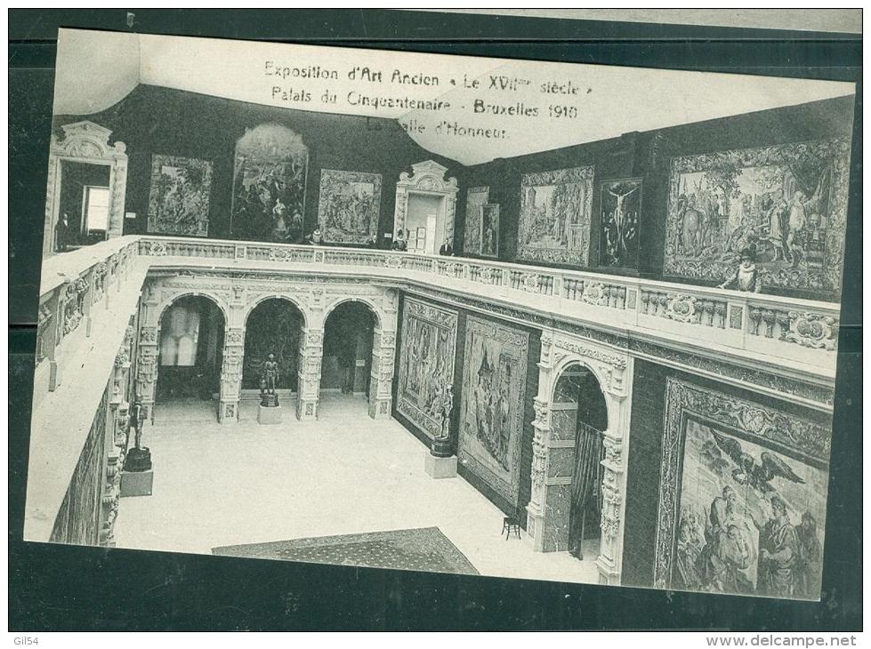 Exposition Art Ancien Le 17è Siècle Palais Du Cinquantenaire Bruxelles 1910   La Salle D'honneur    Fai49 - Museen