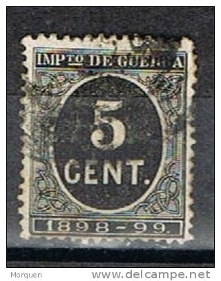 Sello 5 Cts Impuesto De Guerra 1898, Edifil Num 236 º - Kriegssteuermarken