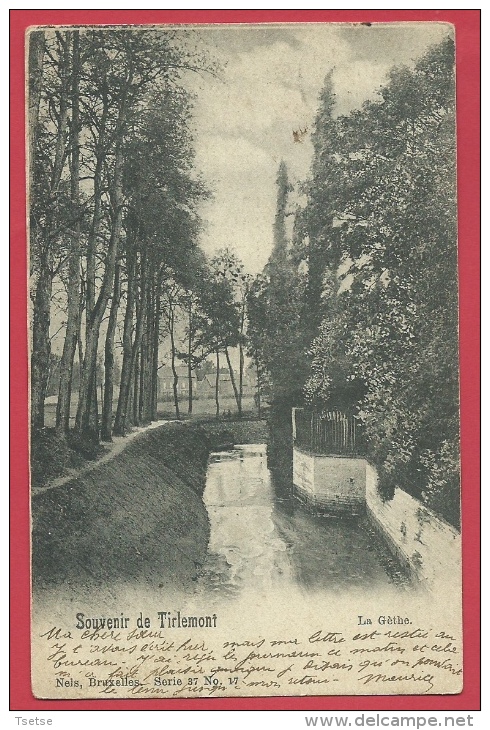 Tienen / Tirlemont - La Gèthe - 1904 ( Verso Zien ) - Tienen