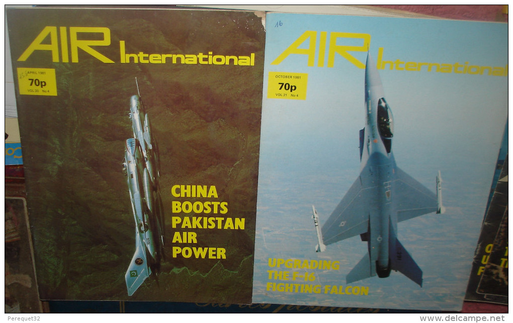 AIR INTERNATIONAL.Volume 19 N°3,4,5,Volume 20 N°4.Volume 21 N° 4 - Armée/ Guerre