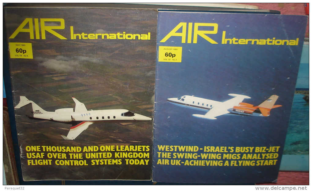 AIR INTERNATIONAL.Volume 19 N°1,2.Volume 18 N°5,6 - Armée/ Guerre