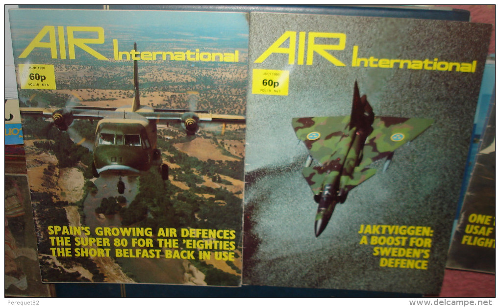 AIR INTERNATIONAL.Volume 19 N°1,2.Volume 18 N°5,6 - Armée/ Guerre