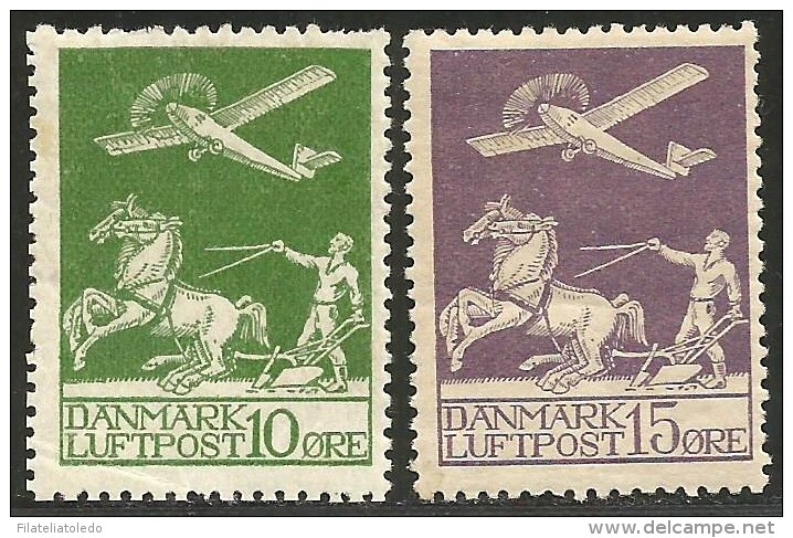 Dinamarca Aéreo 1/2 * - Poste Aérienne