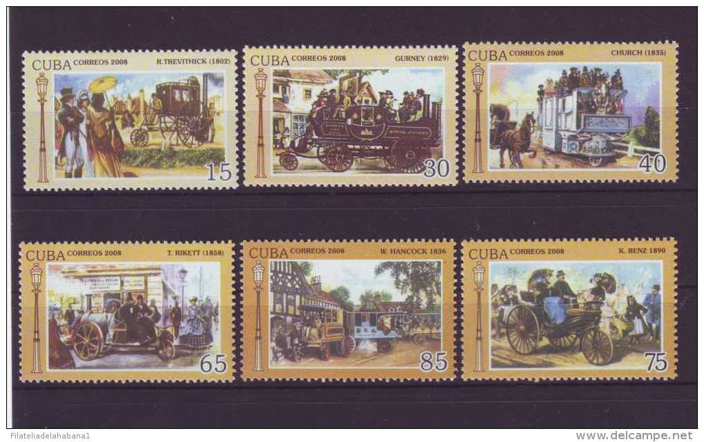 2008.13 CUBA MNH+HF 2008. OLD CAR. CARROS ANTIGUOS. - Neufs