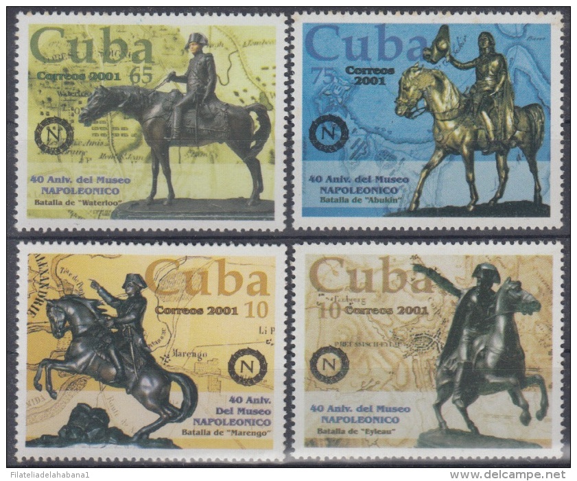 2001.25- * CUBA 2001. MNH. MUSEO NAPOLEONICO. NAPOLEON BONAPARTE. ARTE. ART. - Ungebraucht