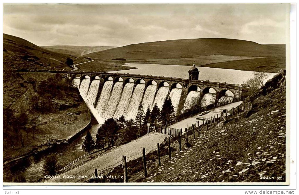 POWYS - CRAIG GOCH DAM - ELAN VALLEY RP Pow58 - Radnorshire