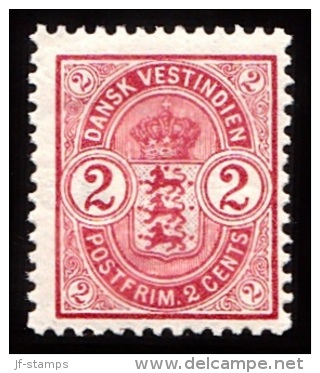 1903. Coat-of-Arms Type. 2 C. Red. (Michel: 27) - JF103448 - Deens West-Indië