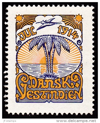 1914. Palms And Sun. (Michel: ) - JF103141 - Danish West Indies