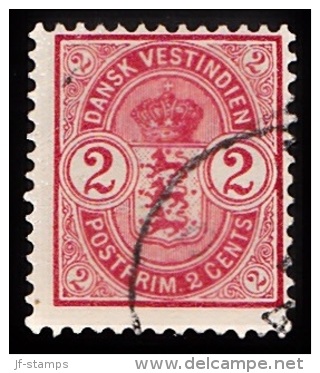 1903. Coat-of-Arms Type. 2 C. Red. (Michel: 27) - JF103496 - Danish West Indies