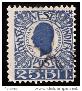 1905. Chr. IX. 25 Bit Ultramarine. (Michel: 32) - JF103489 - Danish West Indies