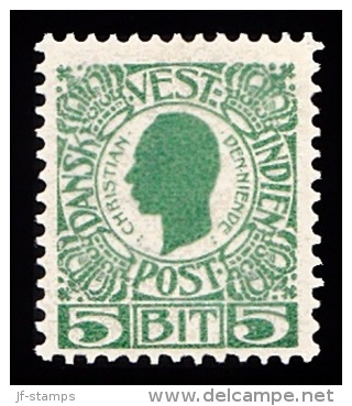 1905. Chr. IX. 5 Bit Green. (Michel: 29) - JF103537 - Danish West Indies