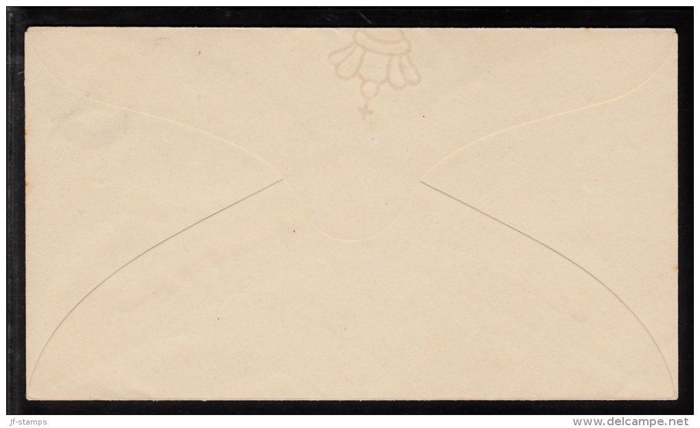 1891-1895. Stamped Envelope. 2 CENTS Blue. Only 5000 Issued. Watermark Type III. Bottom... (Michel: FACIT FK 7) - JF1036 - Danish West Indies