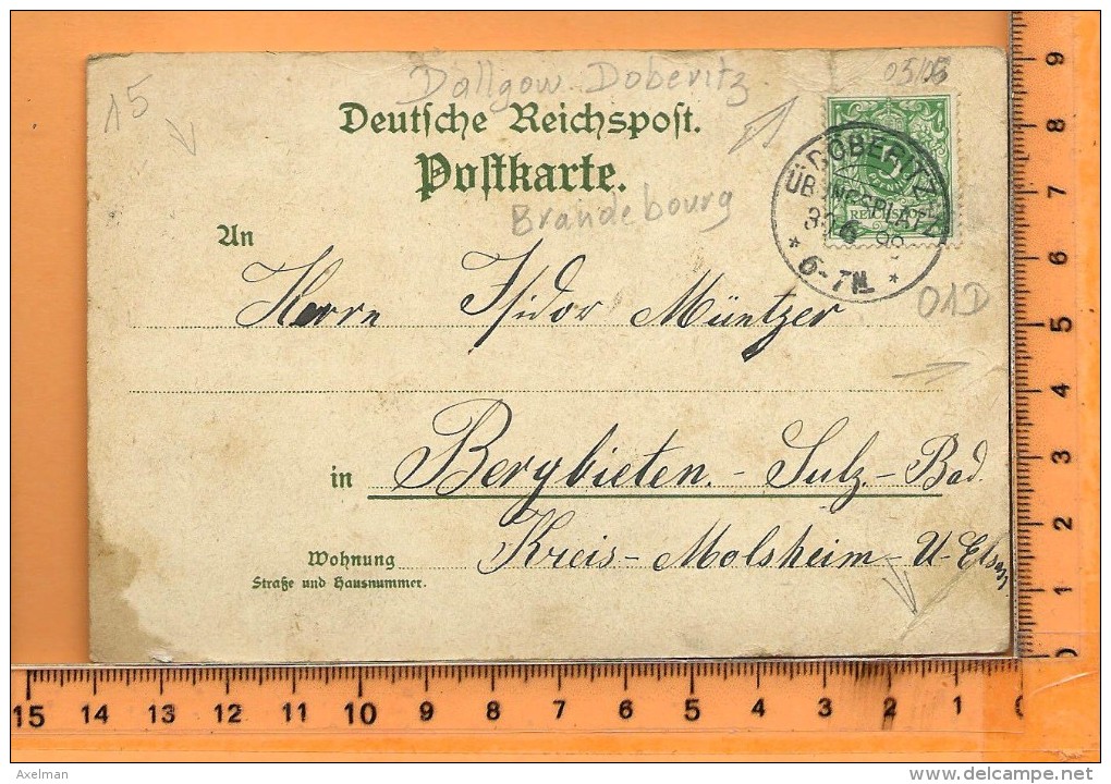 DÖBERLITZ: Litho Multi Vue, Gruss Von Truppenübungs=Tfatz - Dallgow-Döberitz