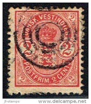 1903. Coat-of-Arms Type. 2 C. Red. (Michel: 27) - JF153373 - Danish West Indies