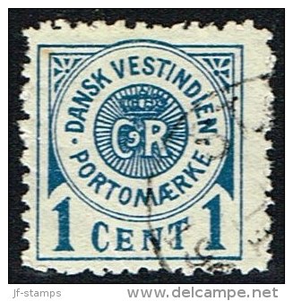 1902. Ring Type. 1 Cent Blue (Michel: P1) - JF153487 - Danish West Indies