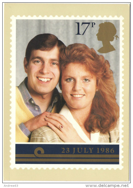 REGNO UNITO - UNITED KINGDOM - GREAT BRITAIN - GB - 1986 - Royal Wedding Fergie Andrew - Westminster Abbey - London -... - 1981-1990 Em. Décimales