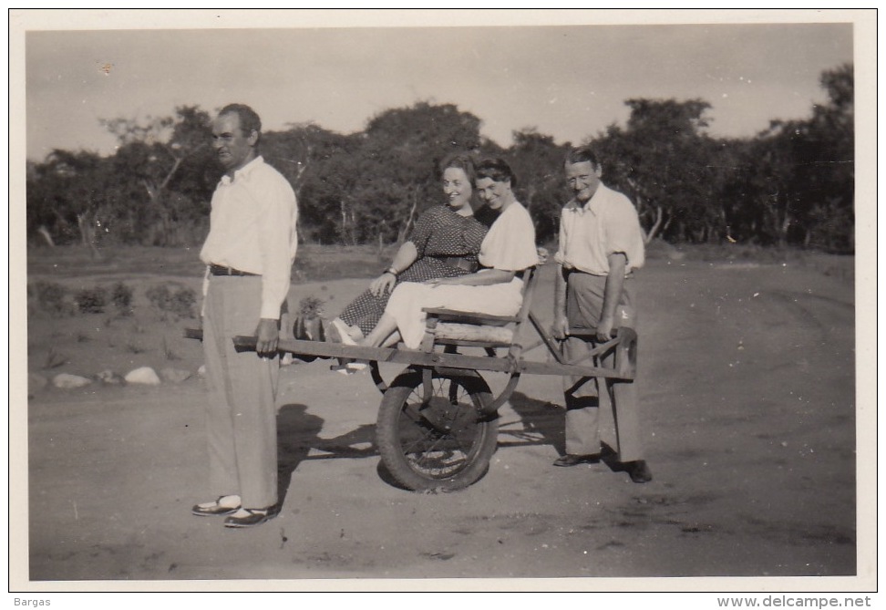 Photo Année 1928 Afrique Congo Tschikapa Transport Original - Africa