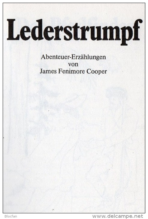 J.F.Cooper Pfadfinder 1989 Lederstrumpf-Erzählungen Plus Marken Sowjetunion 6009/3+Streifen ** 13€ Stamp Of USSR CCCP SU - Deutsch