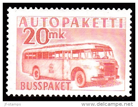 1952-1958. Mail Bus. 20 Mk. Orange. (Michel: 7) - JF100593 - Postbuspakete