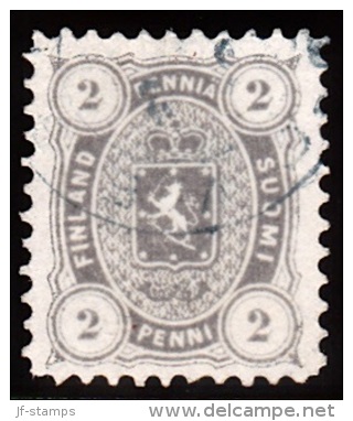 1875-1882. Coat Of Arms. Perf. L 11. 2 PENNI Grey. (Michel: 12 Ay B) - JF100648 - Neufs