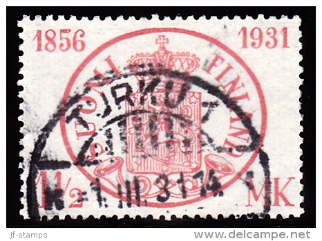 1931. Stamp Jubilee. 1½ Mk. Red. Cancelled At The Day Of Issue: 1.III.31. Very Scarce. (Michel: 167) - JF100704 - Neufs
