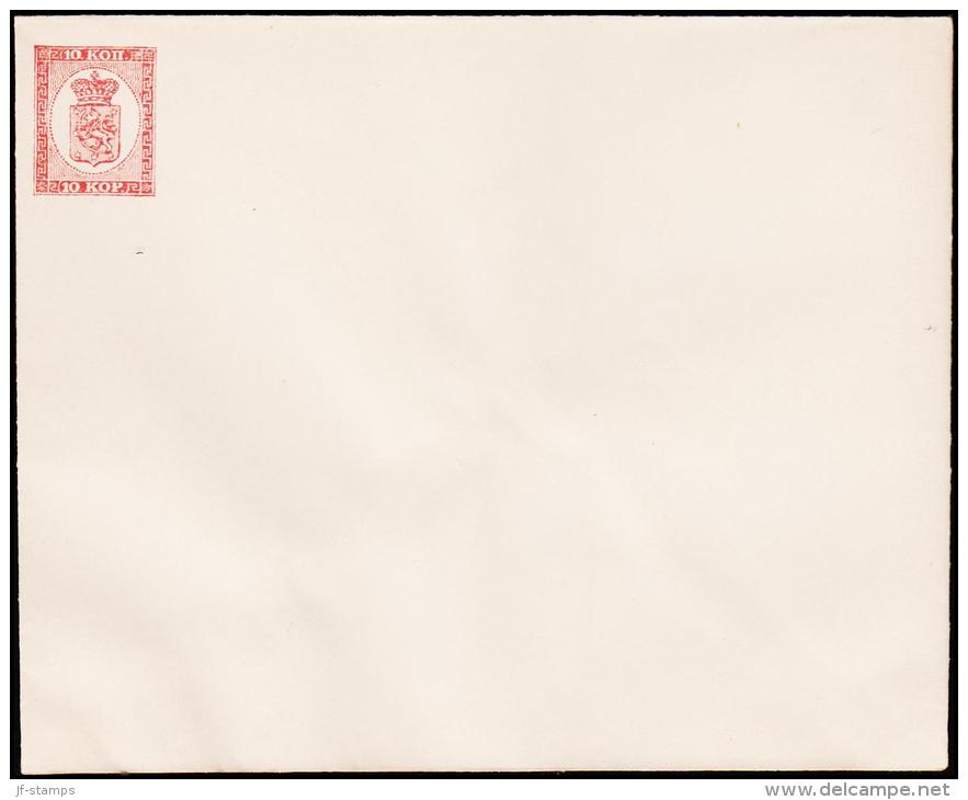 1860. 10 KOP 144 X 116 MM. REPRINT.  (Michel: U 12 ND) - JF124005 - Interi Postali