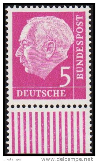 1960. HEUSS. FLUOR/LUMOGEN. 5 PF.  (Michel: 179y) - JF126897 - Altri & Non Classificati