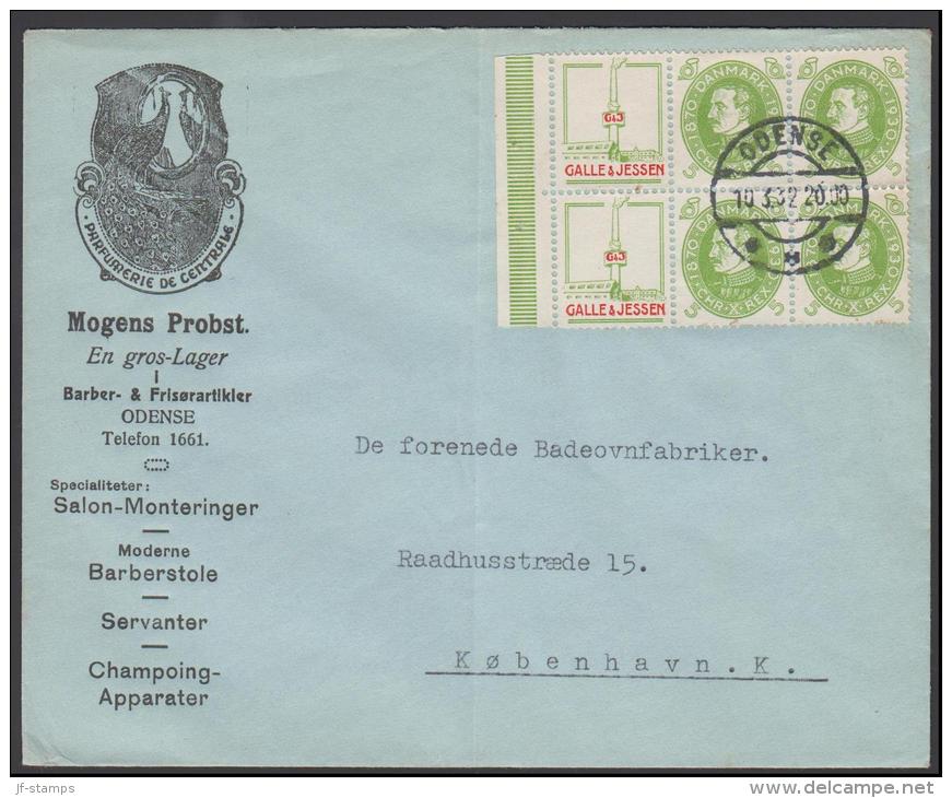 1930. 60th Birthday Of King Christian X. Complete Bookletpane 6-block With GALLE & JESS... (Michel: R 41) - JF171197 - Variedades Y Curiosidades