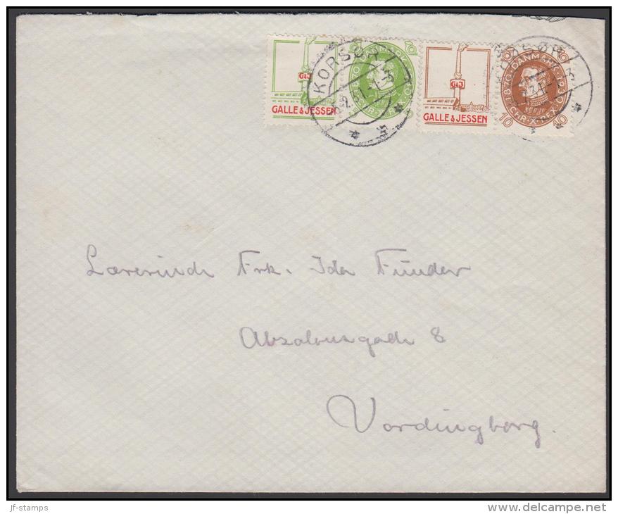 1930. 60th Birthday Of King Christian X. GALLE & JESSEN + 5 øre Lightgreen, GALLE & JES... (Michel: R 41 + R 42) - JF171 - Variedades Y Curiosidades