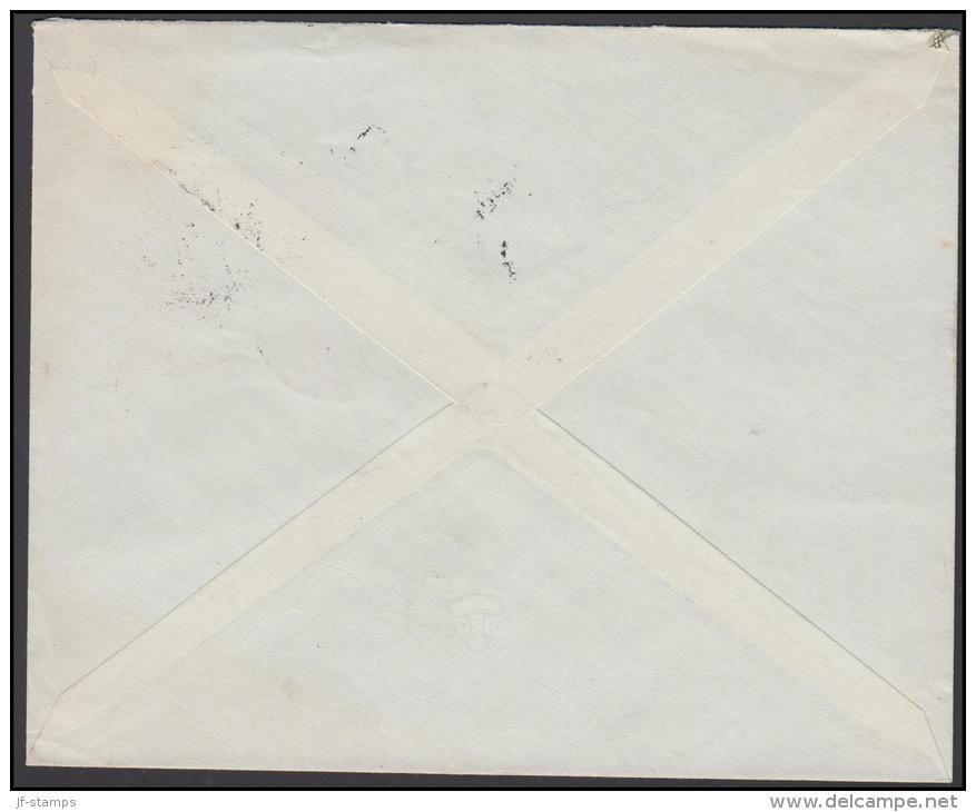 1931-1933. Wavy-line. CROSSES + 10 øre Yellowbrown On Brev From SKIVE 27.6.33. OVERFELD... (Michel: R 52) - JF171272 - Variétés Et Curiosités