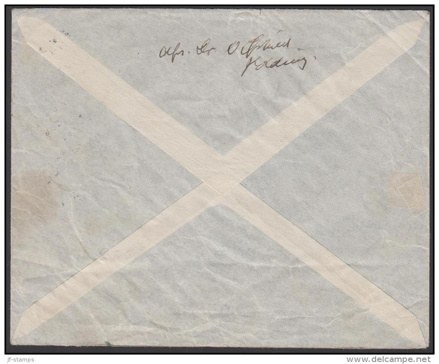 1931-1933. Wavy-line. CROSSES + 10 øre Yellowbrown On Brev From KOLDING 10.5.33. To Nor... (Michel: R 52) - JF171270 - Variétés Et Curiosités