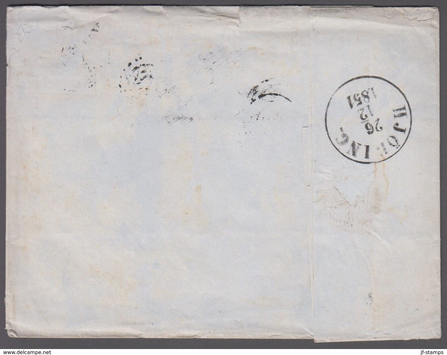 1851. 4 R.B.S. Chocolate-brown. Ferslew Print (I 73). Nice Cover To Skagen Cancelled Wi... (Michel: 1I) - JF104759 - Briefe U. Dokumente