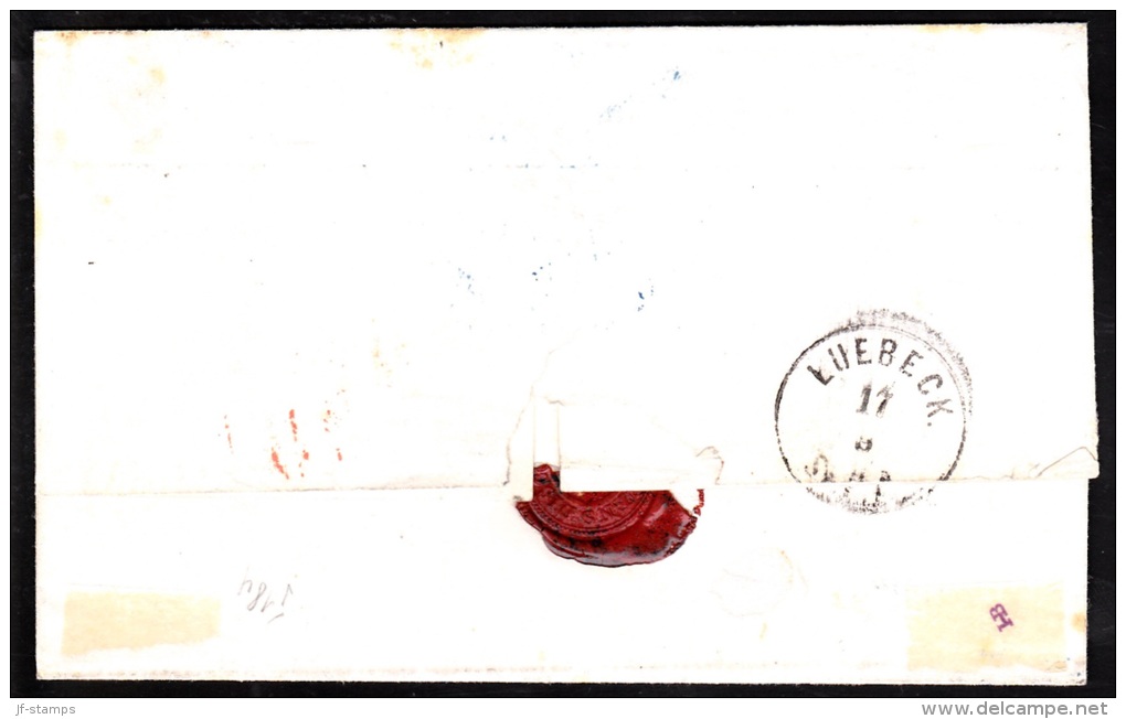 1865. Dotted Spandrels.  Fantastic  30 Skilling Franking On Beautiful Cover From ODENSE... (Michel: 5+) - JF112127 - Lettres & Documents