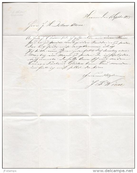 1854. Dotted Spandrels. 4 Skilling Brown. Exceptional Wide Margins Mute Cancel. BAHNHOF... (Michel: 4) - JF120184 - Cartas & Documentos