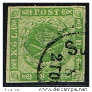 1858. Wavy-lined Spandrels. 8 Skilling Green (Michel: 8) - JF158439 - Nuevos