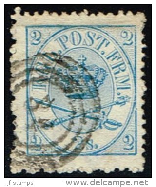 1865. Large Oval Type. 2 Skilling Blue. Perf. 13x12½ 34 KJØBENHAVN JB. P.  (Michel: 11A) - JF158516 - Neufs