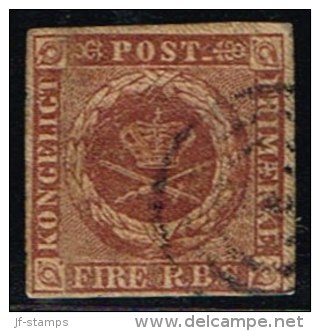 1851. 4 R.B.S. Chocolate-brown. Ferslew Print. (Michel: 1I) - JF158499 - Nuovi