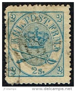 1865. Large Oval Type. 2 Skilling Blue. Perf. 13x12½ (Michel: 11A) - JF161332 - Nuevos