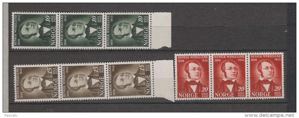 Yvert 273 / 275 ** Neuf Sans Charnière MNH Bande De 3 - Nuevos