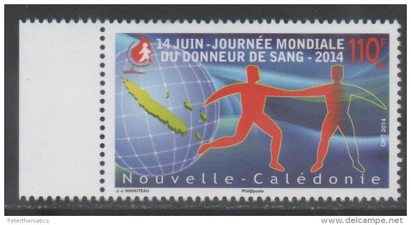 NEW CALEDONIA, 2014, MNH, BLOOD DONATION, WORLD DAY OF BLOOD DONATORS, 1v - Other & Unclassified