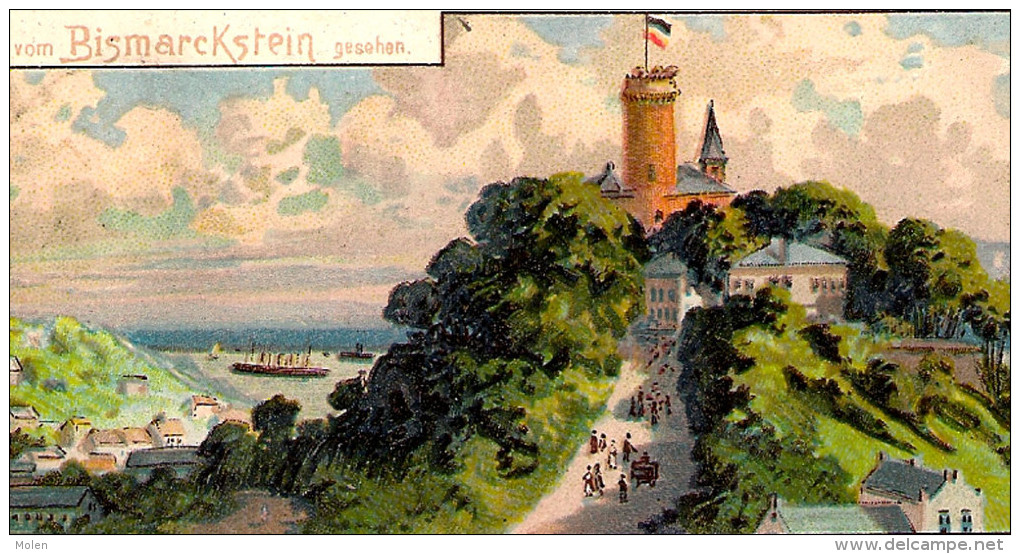 Gelaufen 1906 GRUSS Vom SULLBERG HAMBURG BLANKENESE * BISMARCKSTEIN * SCHIFF Augusta VICTORIA Litho Lithographie 3292 - Blankenese