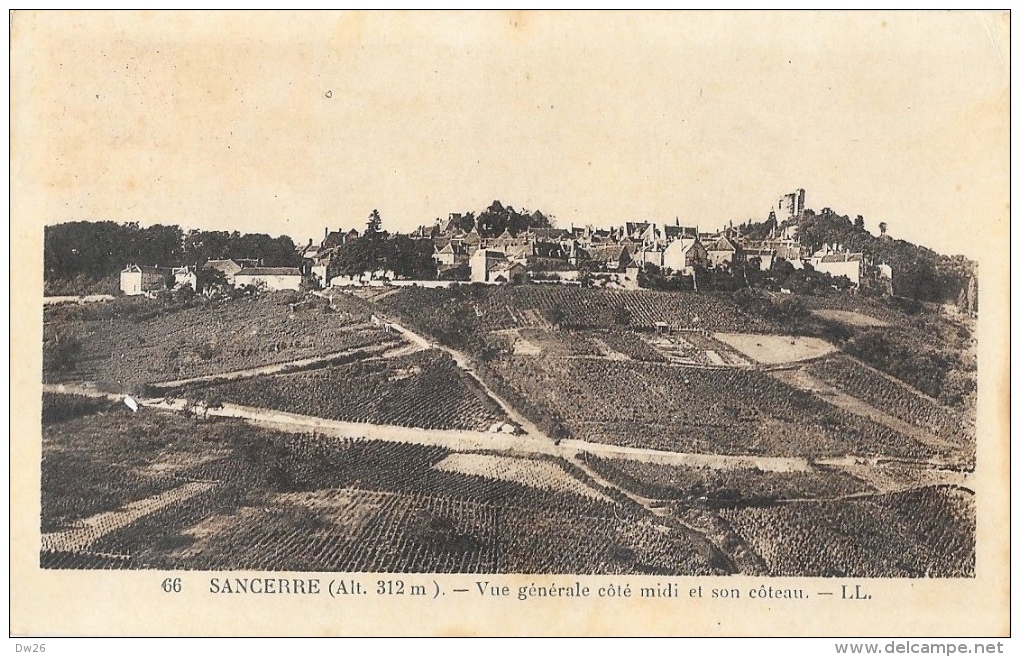 Sancerre - Vue Générale Côté Midi Et Son Côteau - Edition Ch. Laroche - Carte LL N°66 - Sancerre