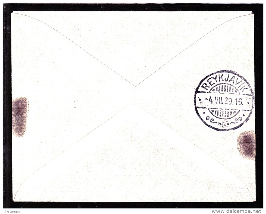 1929. King Christian IX. 20 Aur On 25 Aur Green/brown And Air Mail. Overprint. Aeroplan... (Michel: 106, 122) - JF103763 - Poste Aérienne