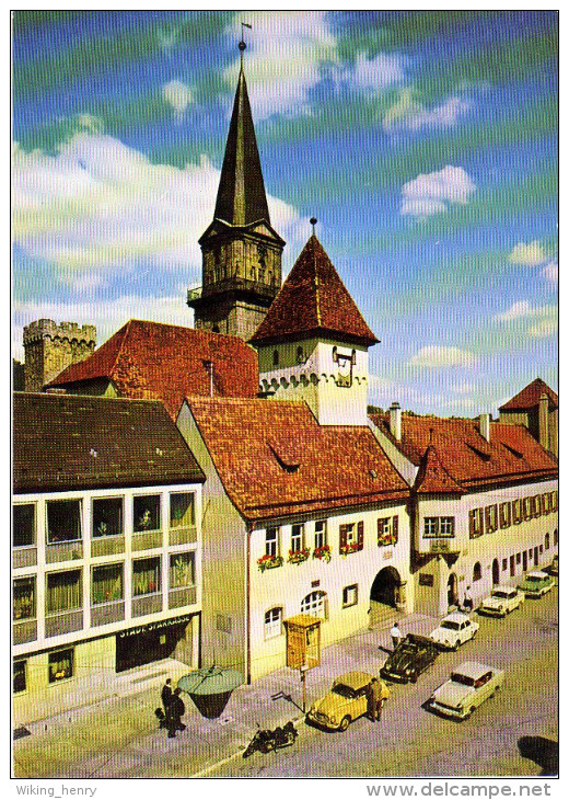 Marktredwitz - Altes Rathaus Mit Evangelischer Kirche - Marktredwitz