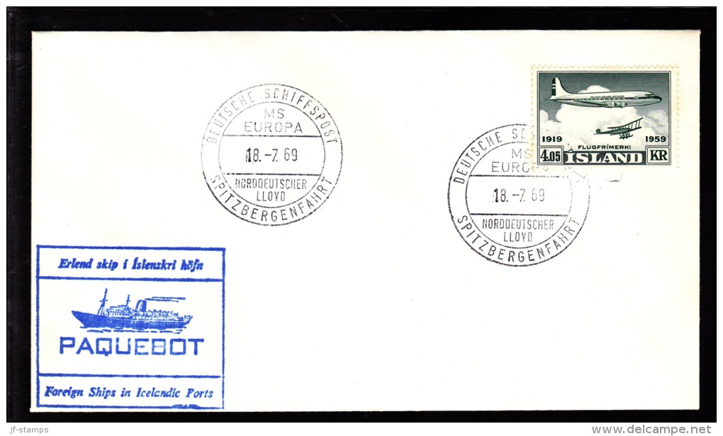 1969. DEUTSCHE SCHIFFSPOST SPITZBERGENFAHRT 18.-7-69. (Michel: ) - JF103910 - Other & Unclassified