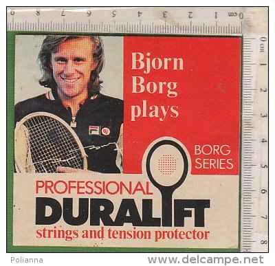 PO9778C# ADESIVO STICKERS - BJORN BORG PLAYS - PROFESSIONAL DURALIFT - TENNIS - Other & Unclassified