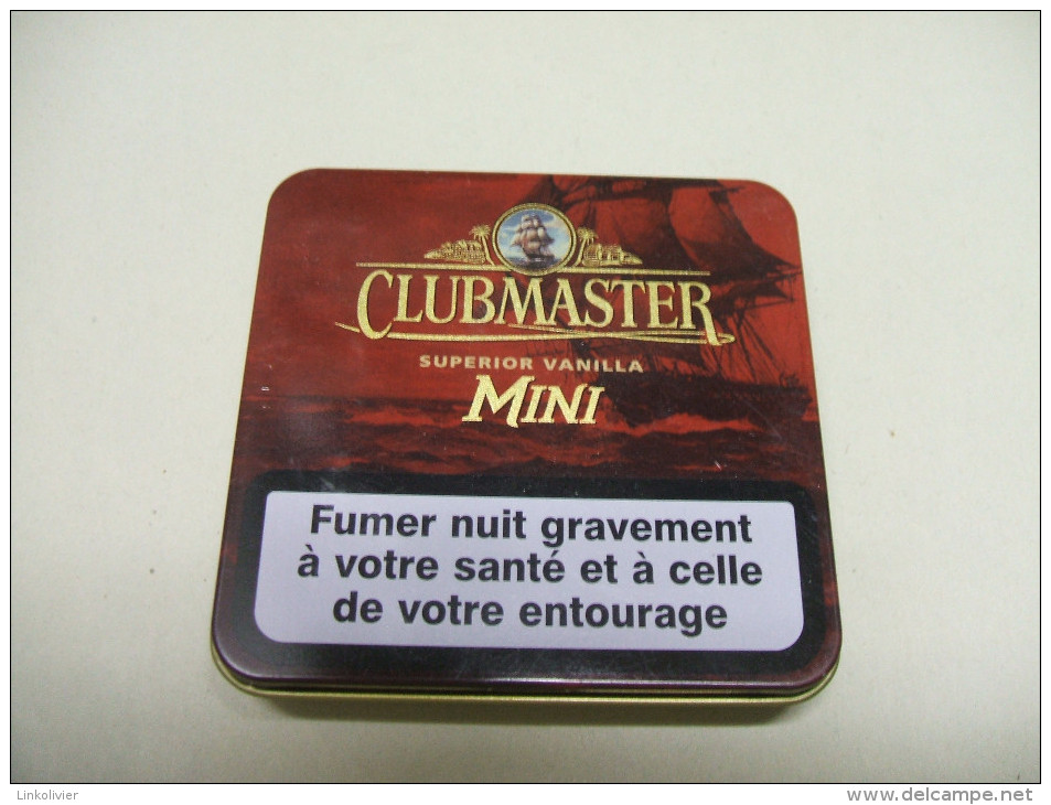 BOITE Métal Vide CLUBMASTER MINI Superior Vanilla (20 Cigares) - Zigarrenetuis