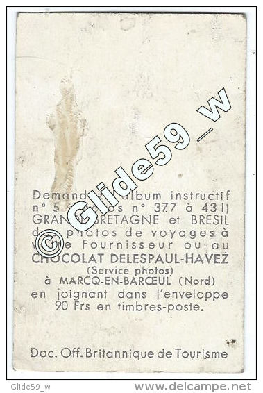 Chromo - Chocolat Delespaul Havez - STONEHENGE - Vestiges Préhistoriques - N° 388 - Autres & Non Classés